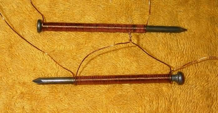 Two singlelayer coils