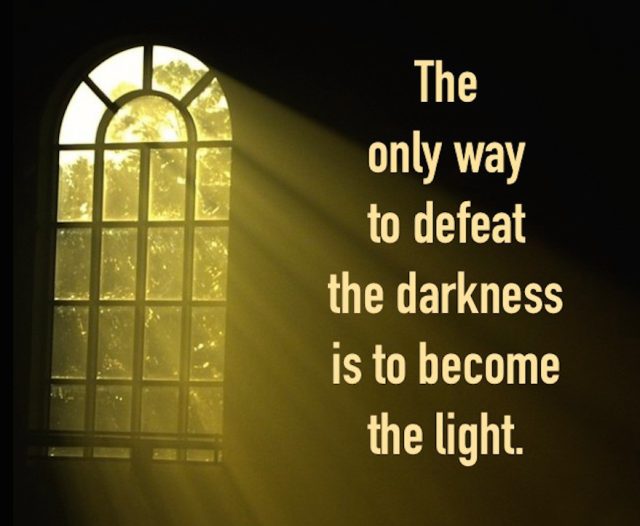 become the light