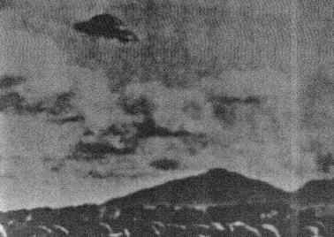 W C Hall bellshaped flying saucer 1954