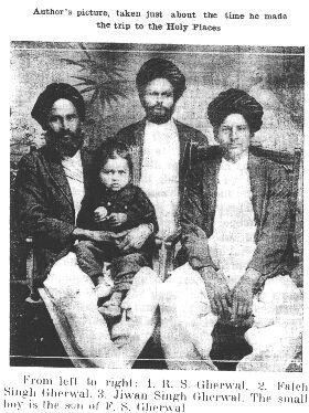 Rishi Singh Gherwal with relatives